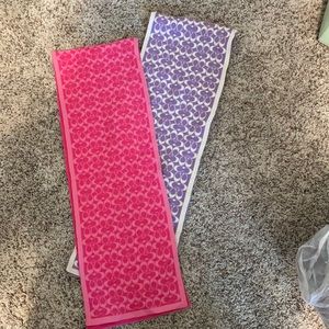 2 Coach scarves